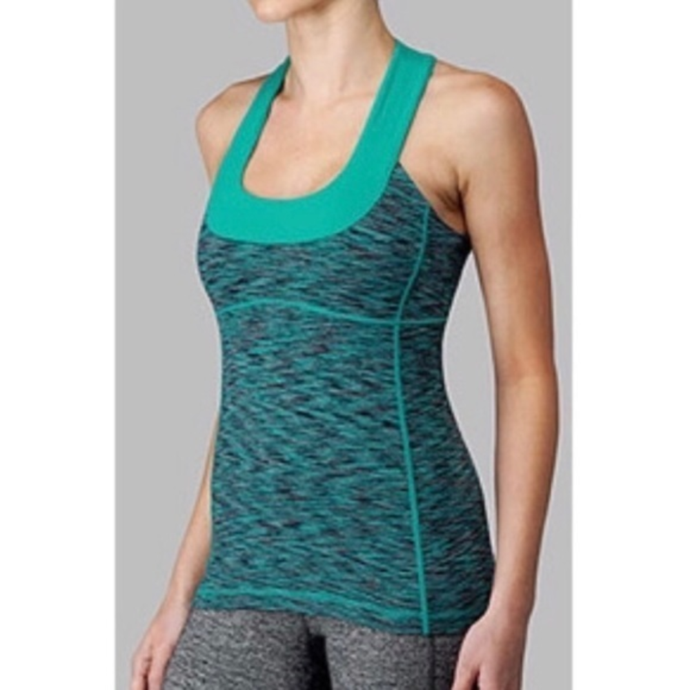 Lululemon Teal Scoopβ Neck Tank